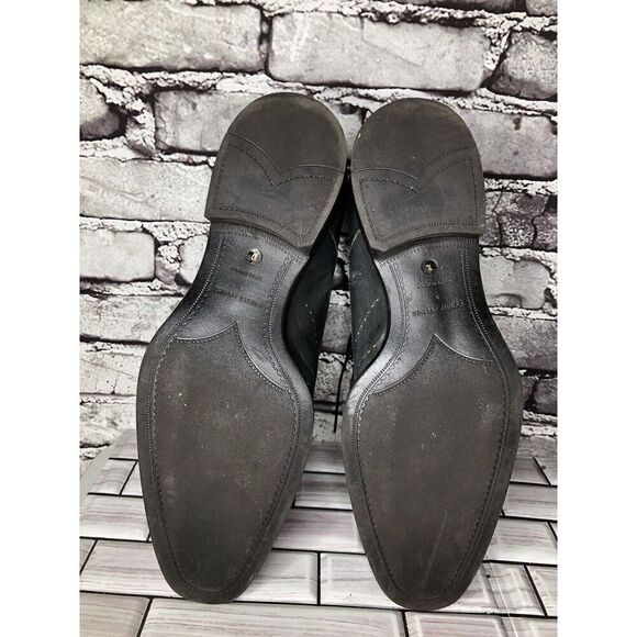 Donald J. Pliner SVEN-43 Blue Gray Leather Wingtip Dress Oxford Shoes Men Sz 10M main image 9